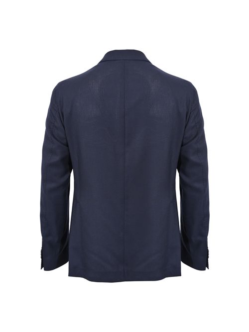 Giacca monopetto in misto cotone e lana Blu L.B.M. 1911 | 62259 26797